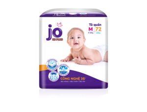 Jo 3splus Pull-up diapers - 3S+ Technology: Super Slim + Super Dry + Super Fit