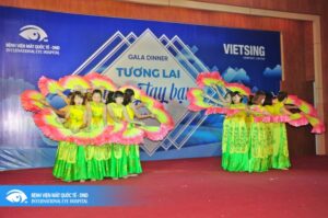 The fan dance performance by the Administrative – Accounting Division made a strong impression on the audience